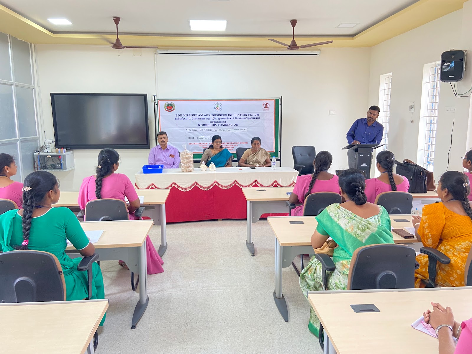 EDII KABIF | One Day Workshop on Mushroom Production | 06.02.2024